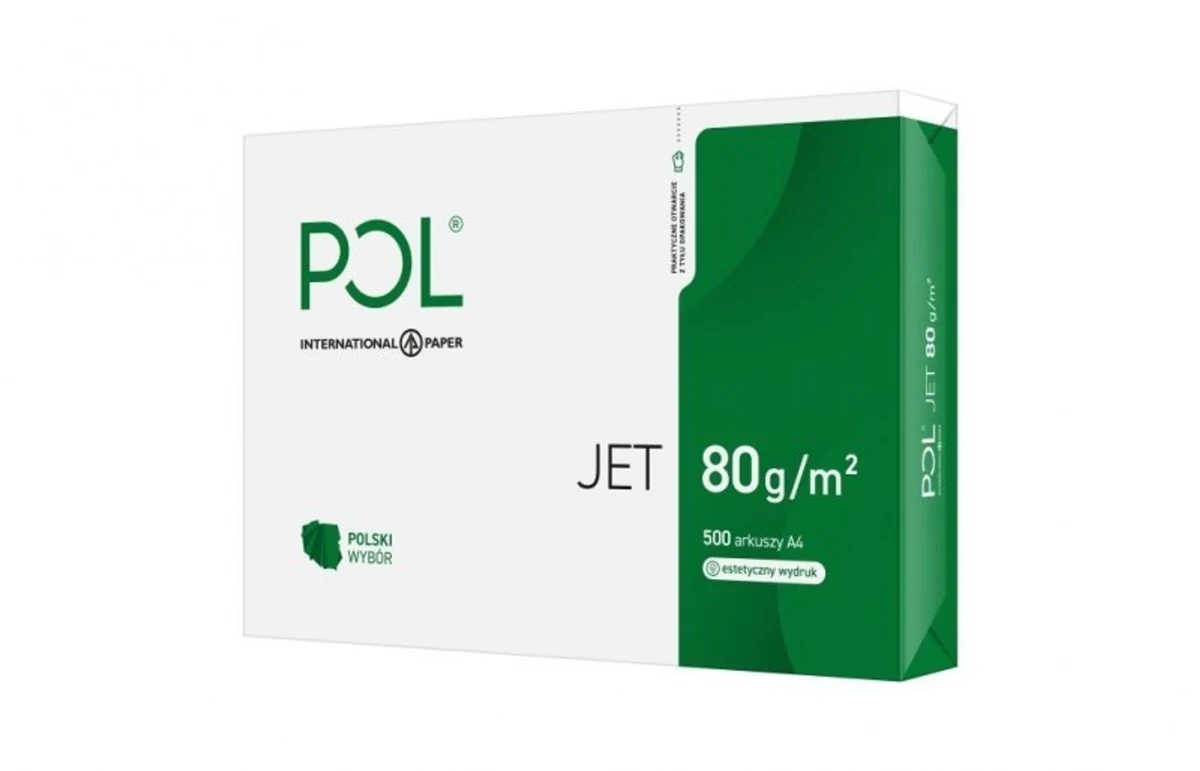 Papier xero biurowy POLJET 9938A80 A4 80g/m2