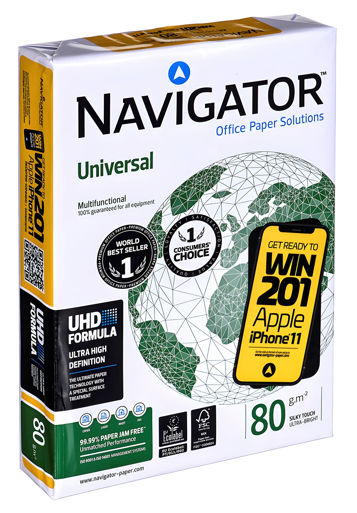 Papier xero Universal Premium Navigator 8247A80 A4 80g/m2 500 arkuszy