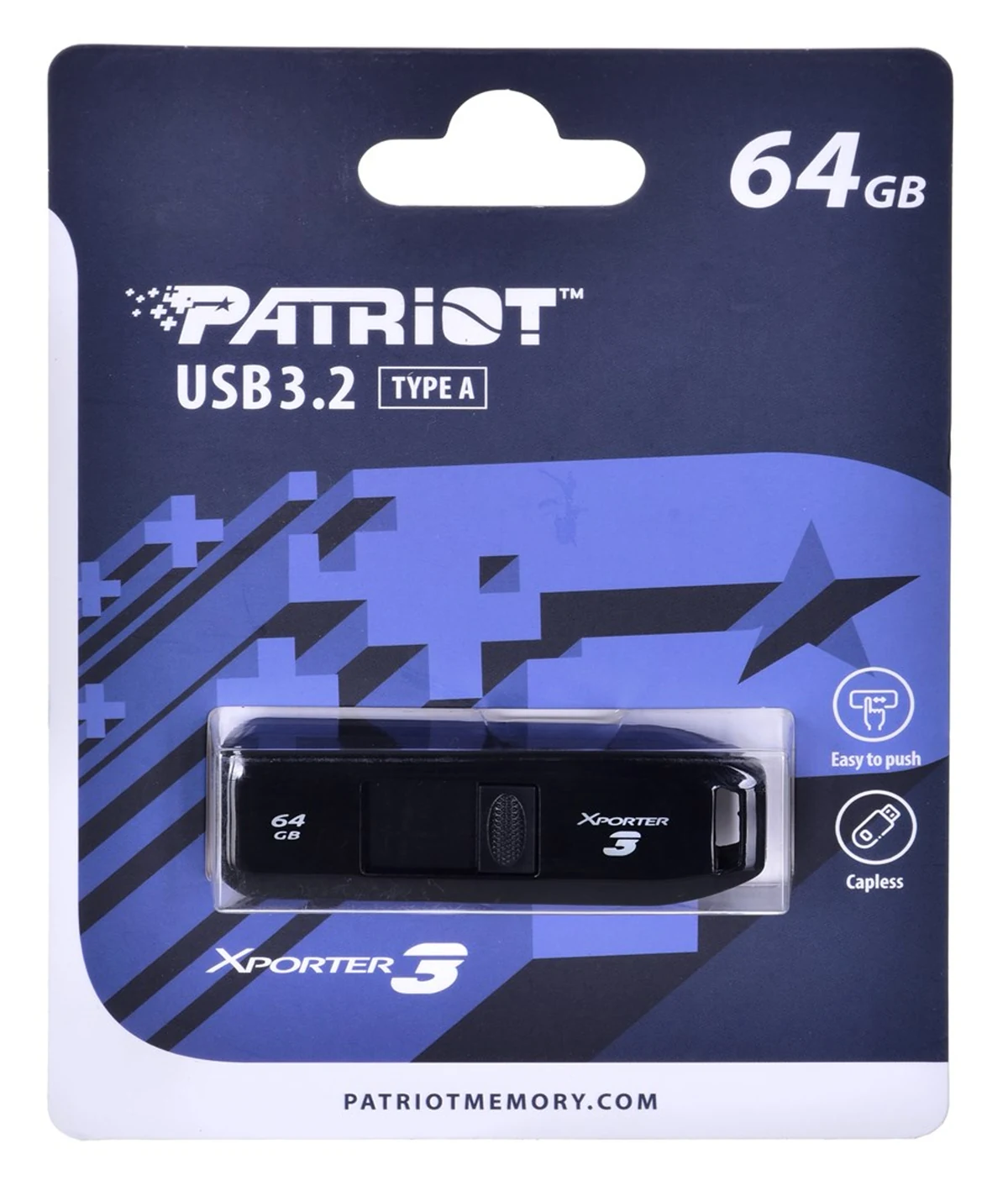 PARTIOT FLASHDRIVE Xporter 3 Czarny