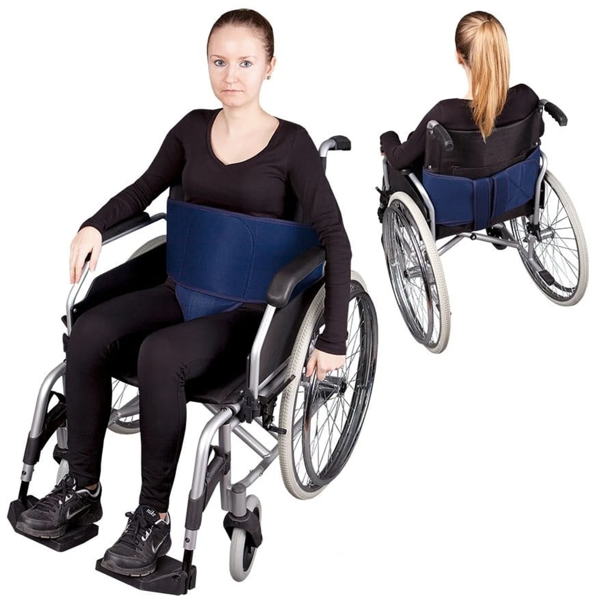 Pas stabilizujący SECUBACK III, 150 cm, czarny