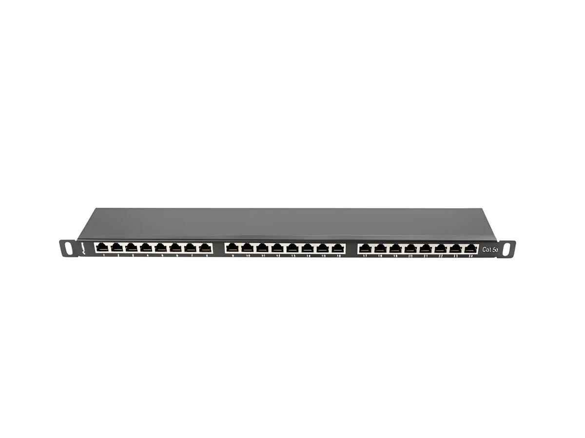 Patch panel Lanberg PPS5-0024-B, 0.5U, kat. 5e