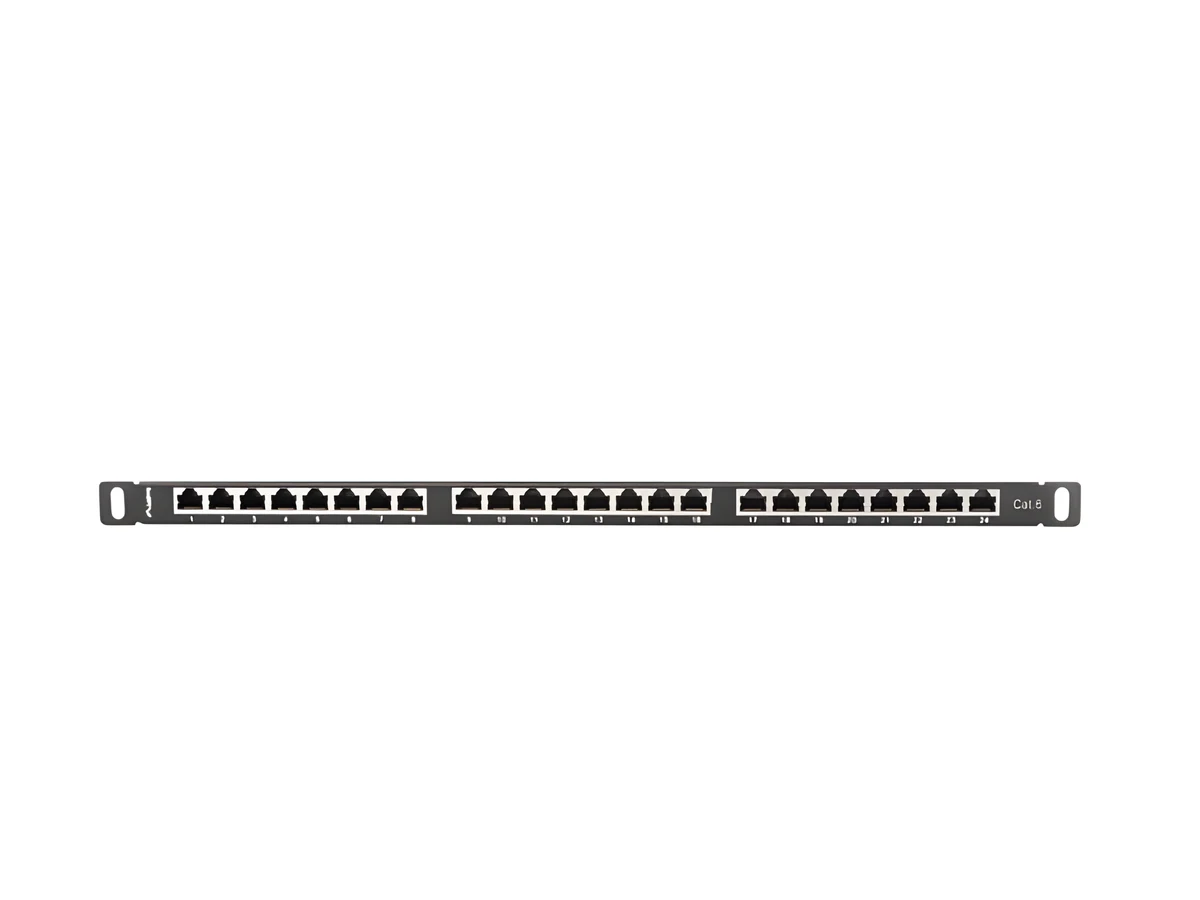 Patch panel Lanberg PPS6-0024-B, kat. 6, 0.5U