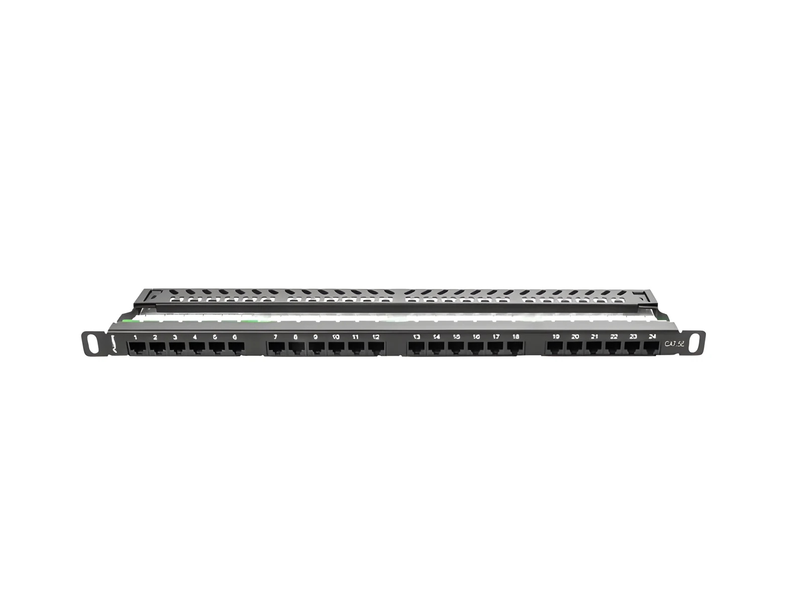 Panel krosowniczy Lanberg PPU5-0024-B, kategoria 5e, 0.5U — zdjęcie 1 z 5