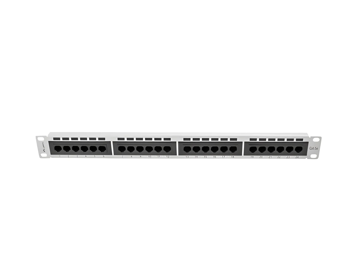 Patch panel Lanberg PPU5-1024-S, 1U, kat. 5e, 24xRJ-45