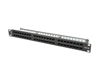 Panel krosowniczy Lanberg PPU5-1048-B, 1U, 48xRJ-45