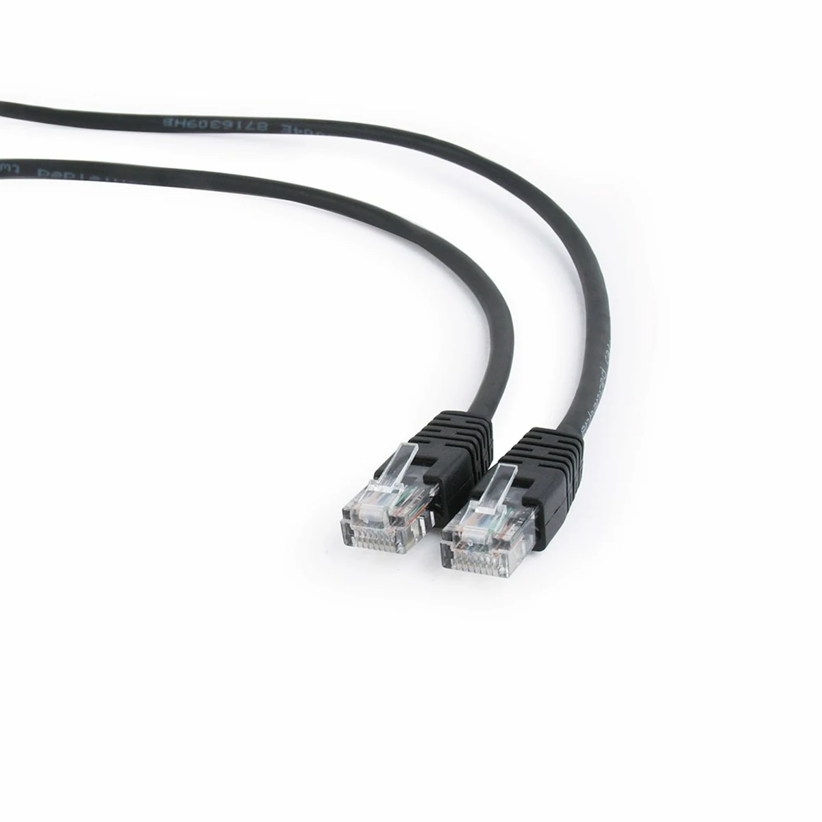 Patchcord GEMBIRD PP12-5M/BK, 5m, czarny