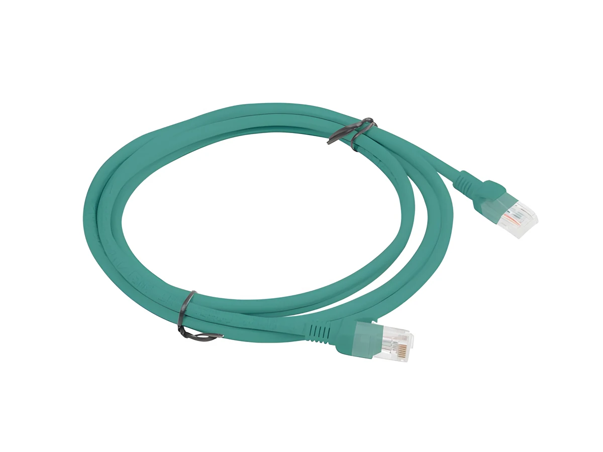 PATCHCORD KAT.5E UTP 0.25M ZIELONY FLUKE 10-PACK