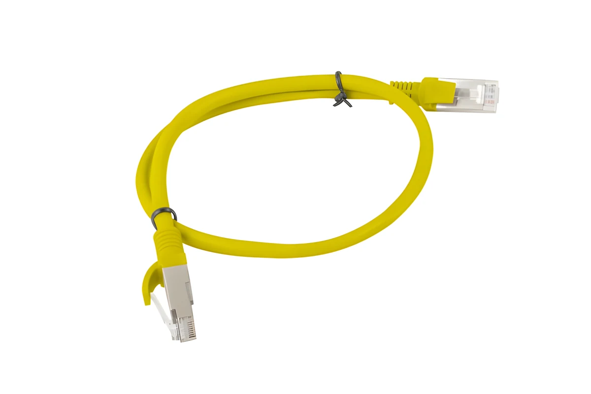 PATCHCORD KAT.5E UTP 3M ŻÓŁTY FLUKE PASSED LANBERG 10-PACK