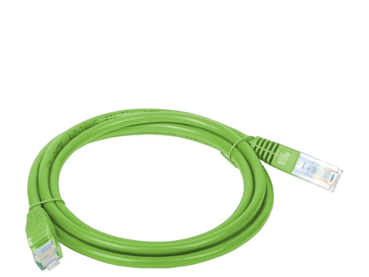 Patchcord UTP A-LAN KKU5ZIE1, 1m, Cat5e, Zielony