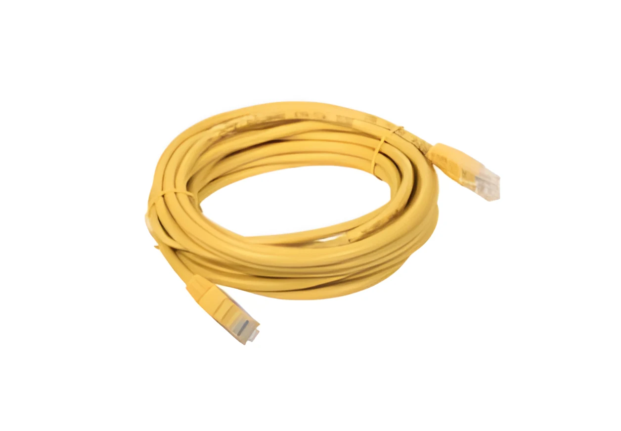 Patchcord UTP A-LAN KKU5ZOL0.5, 0,5m, kat. 5e, Żółty