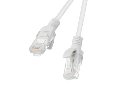 Przewód sieciowy UTP Lanberg PCU5-10CC-0050-S (RJ45 - RJ45, 0.5 m, kat. 5e, szary)