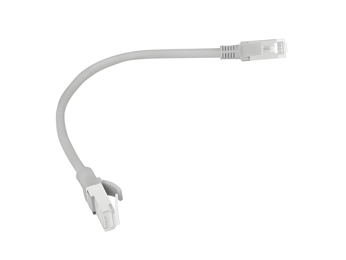 Przewód sieciowy UTP Lanberg PCU6-10CC-0025-S (RJ45 - RJ45, 0.25m, kat. 6, szary)