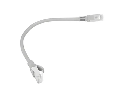 Przewód sieciowy UTP Lanberg PCU6-10CC-0025-S (RJ45 - RJ45, 0.25m, kat. 6, szary)