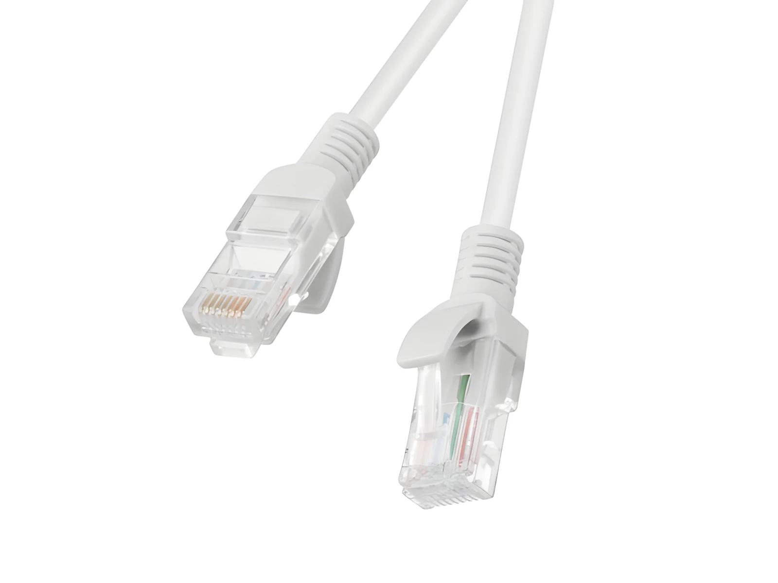 Przewód sieciowy UTP Lanberg PCU6-10CC-0200-S (RJ45 - RJ45, 2m, kat. 6, szary) — zdjęcie 1 z 2