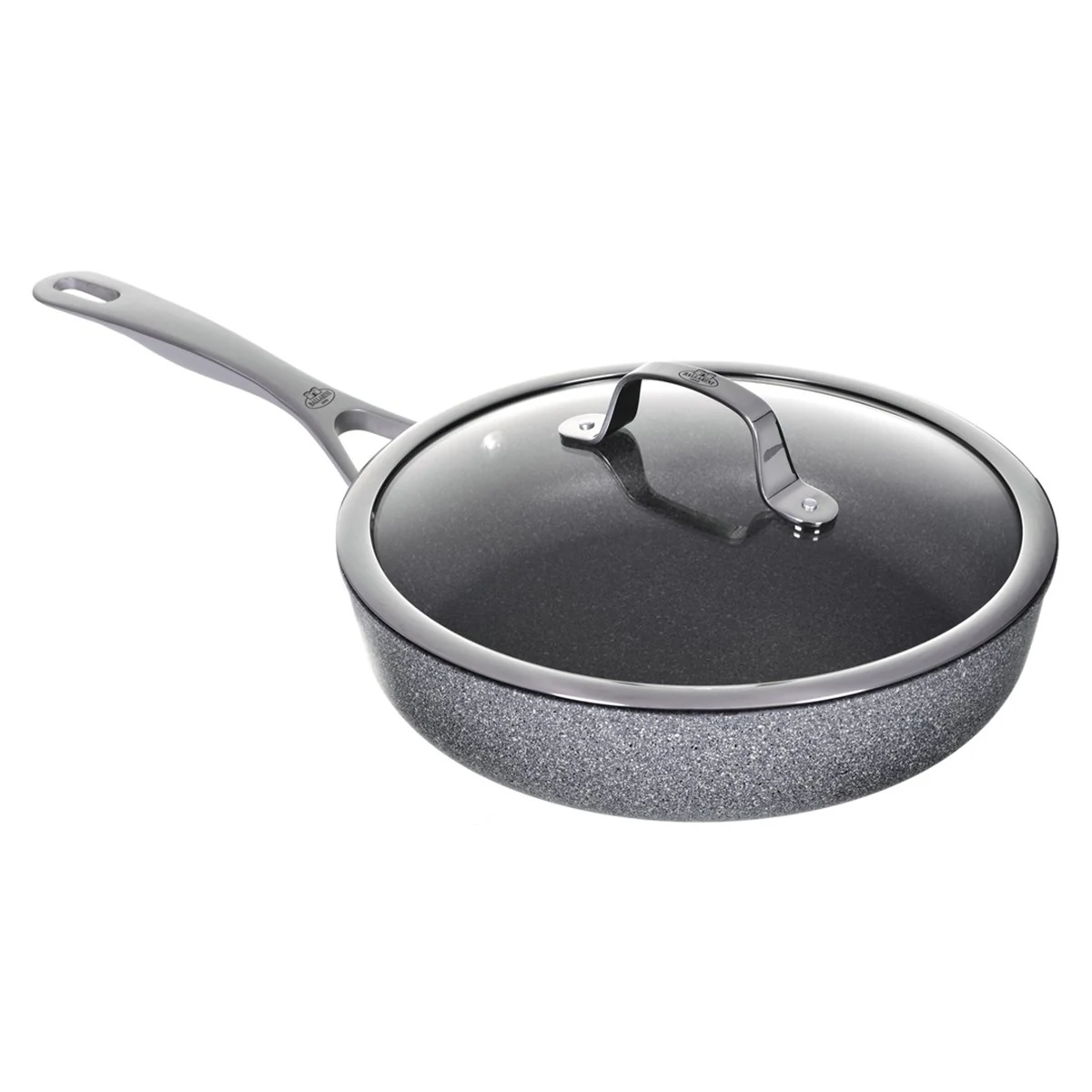 Patelnia BALLARINI Salina Granitium 28 cm z pokrywką