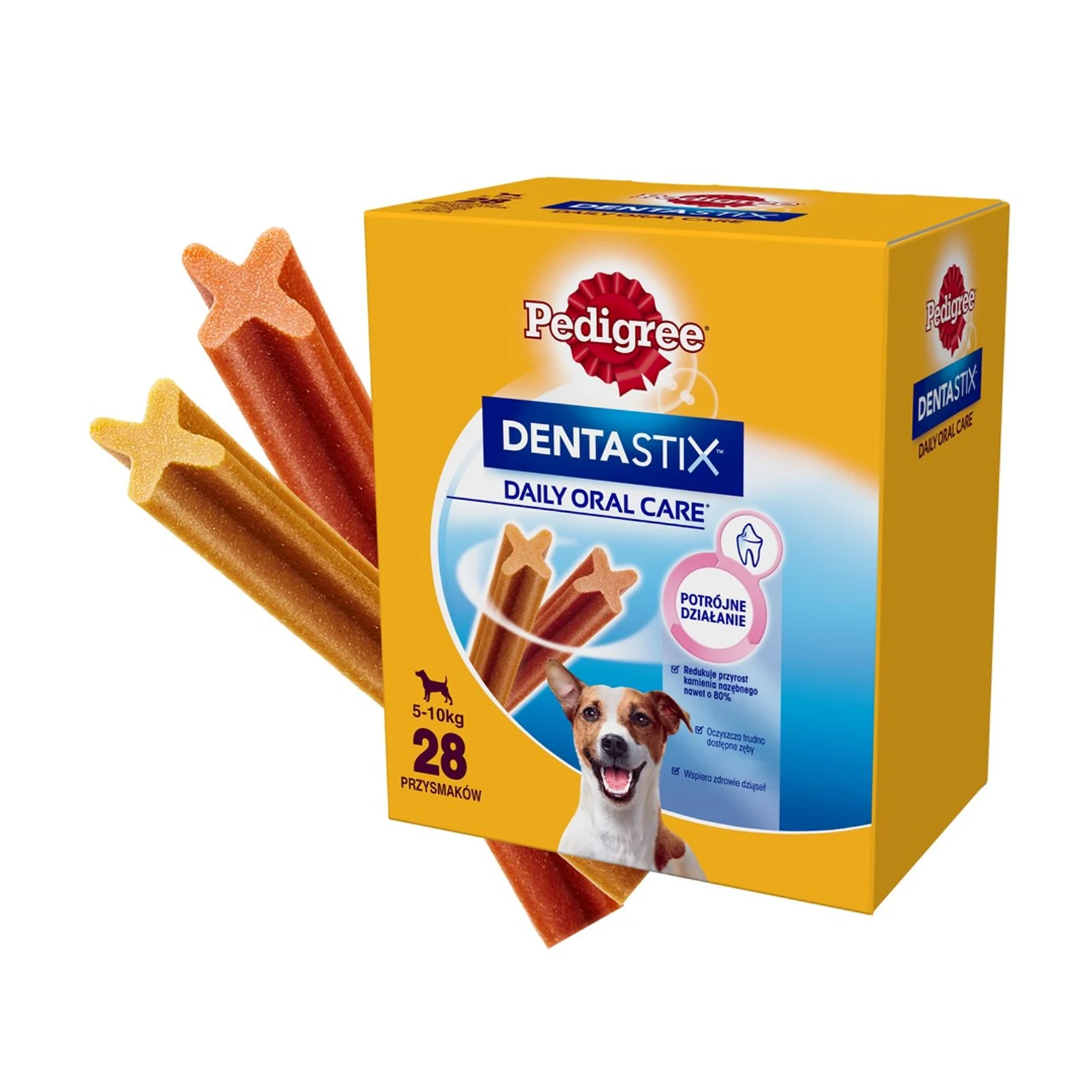 Pedigree DentaStix dla małych psów - 28 sztuk (4 x 110 g)