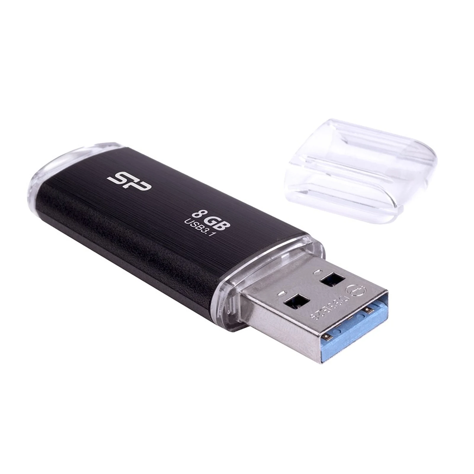 Pendrive Silicon Power Blaze B02, czarny, 128 GB