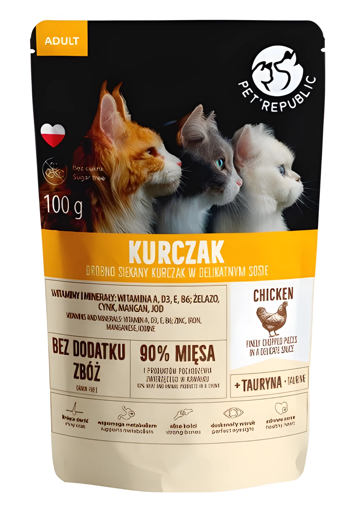 PET REPUBLIC Adult Kurczak - 100 g