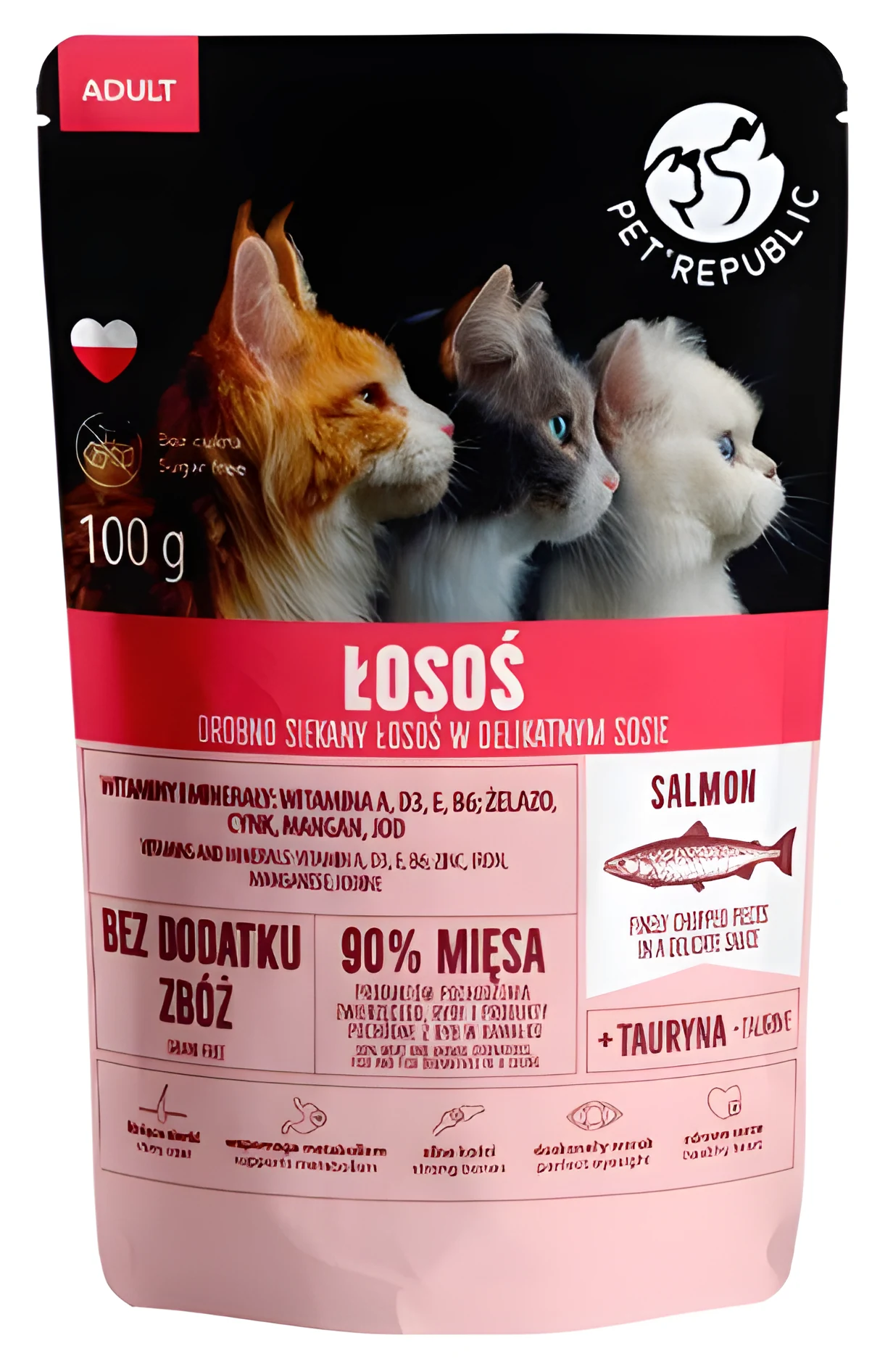 PET REPUBLIC Adult Łosoś - 100 g
