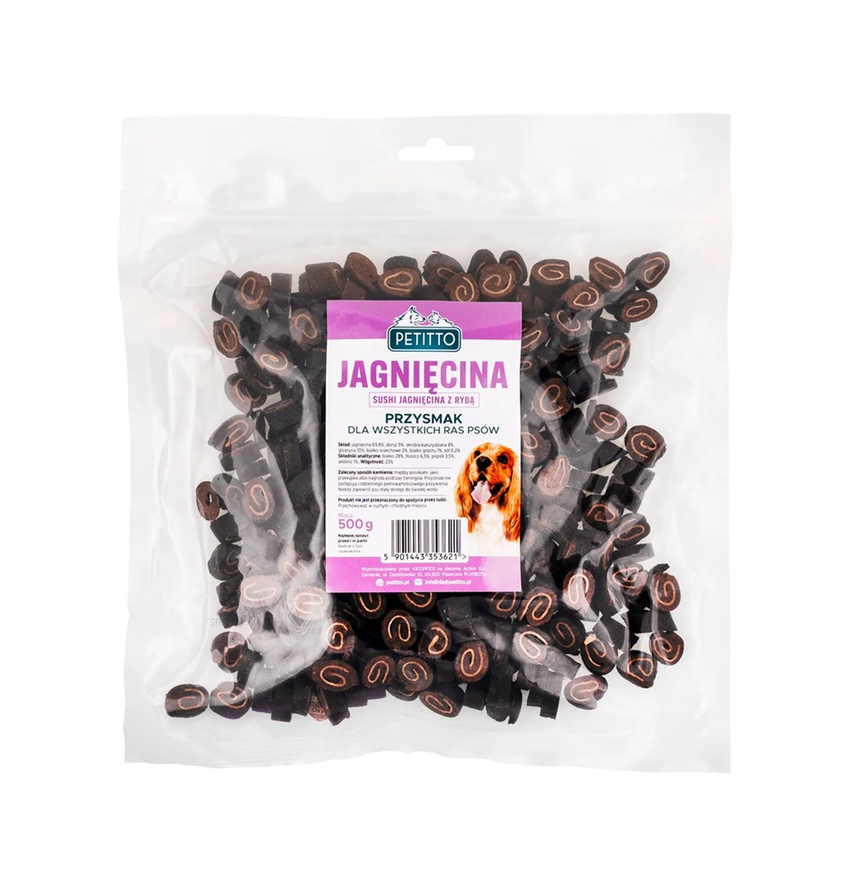 PETITTO - Sushi Jagnięcina z Rybą - 500g