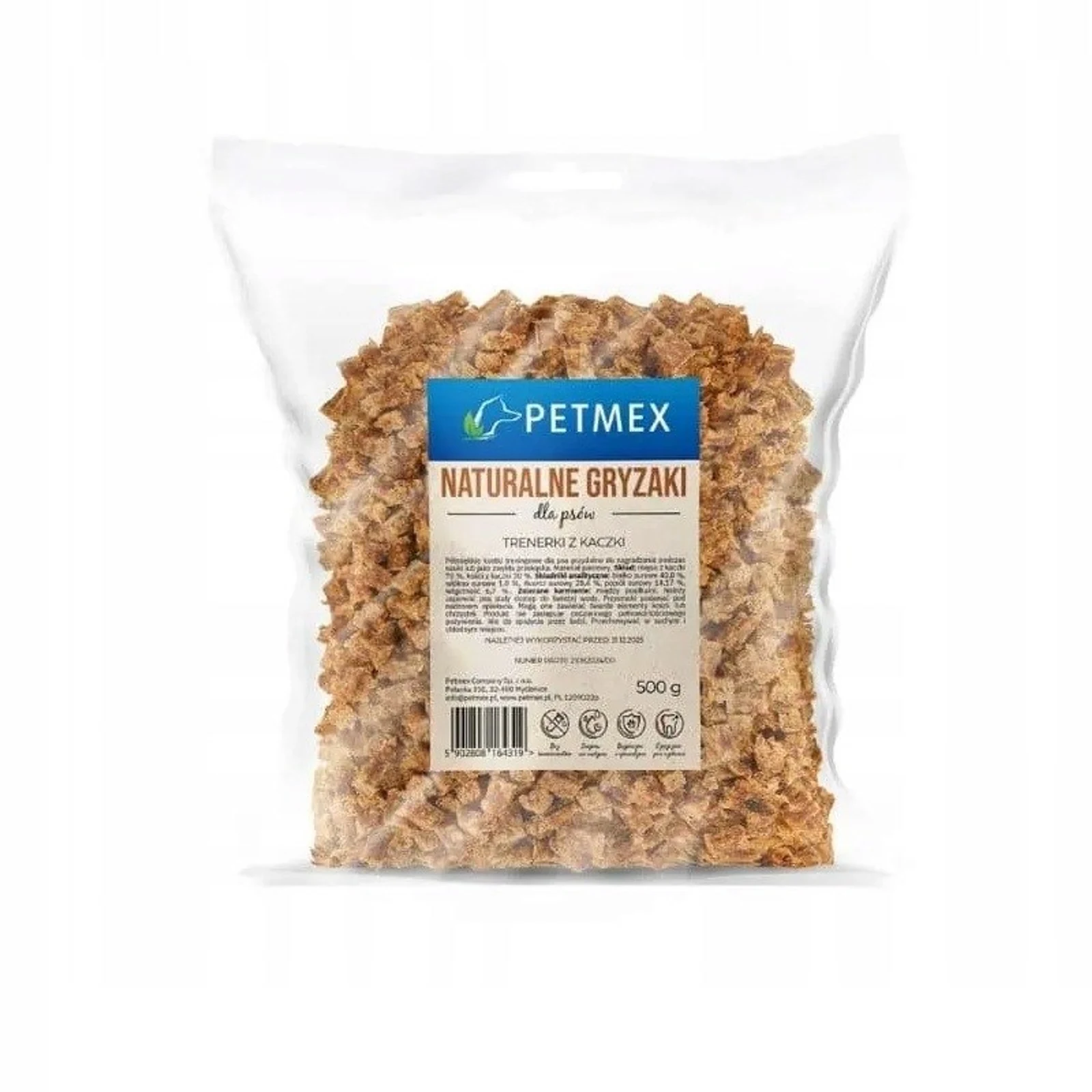PETMEX Mięsne treneki z kaczki dla psa 500g