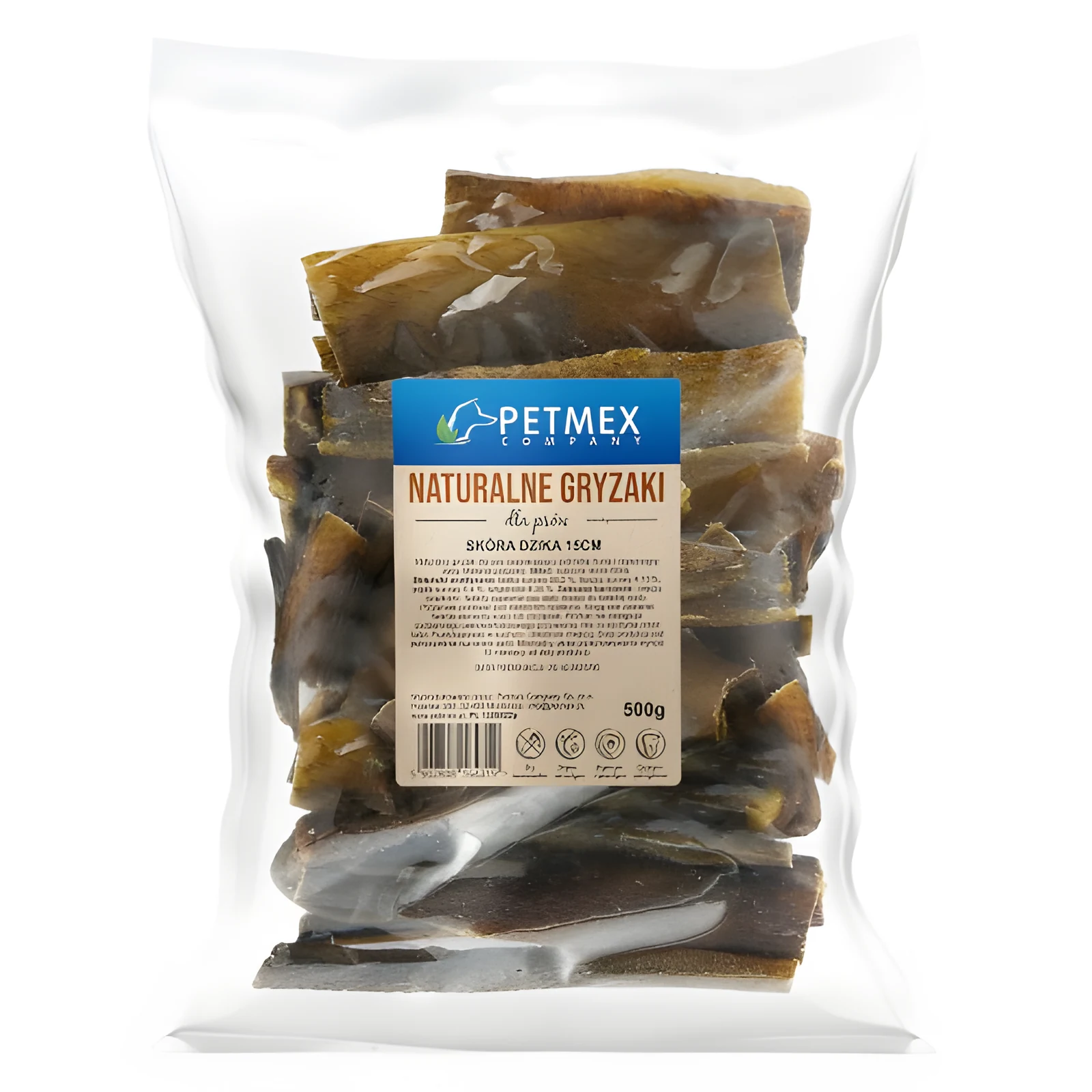 PETMEX Skóra Dzika 15cm - 500g
