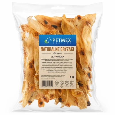Przysmak dla psa - Uszy królika PETMEX 1kg