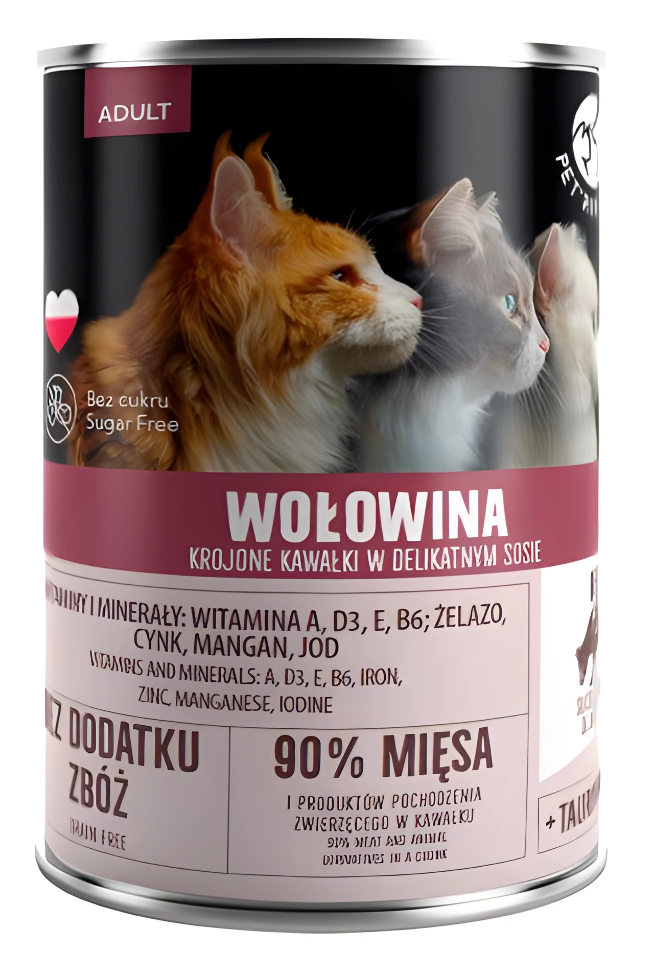 PetRepublic dla kota (adult) z wołowiną 400 g