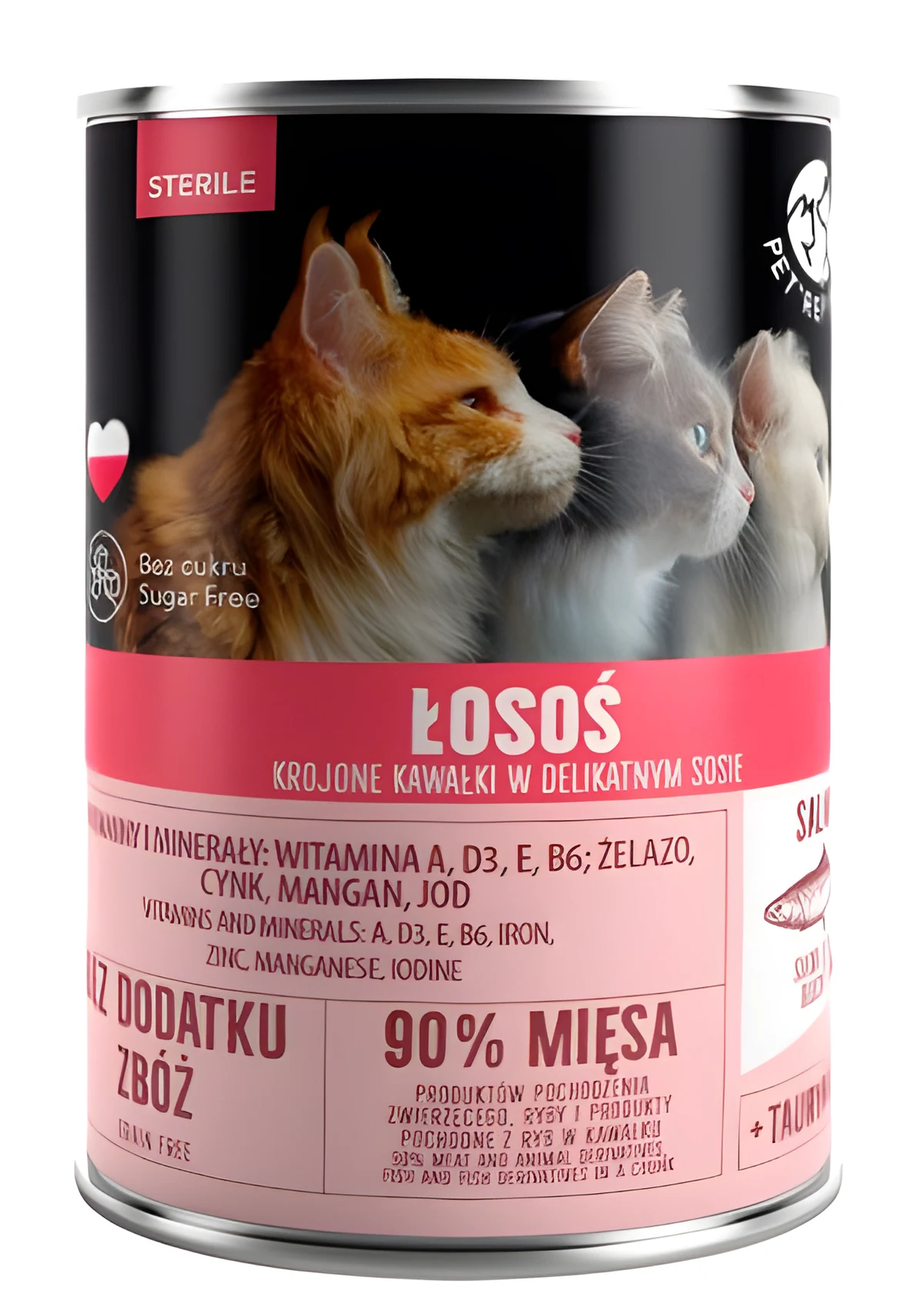 PetRepublic dla kota z łososiem 400 g