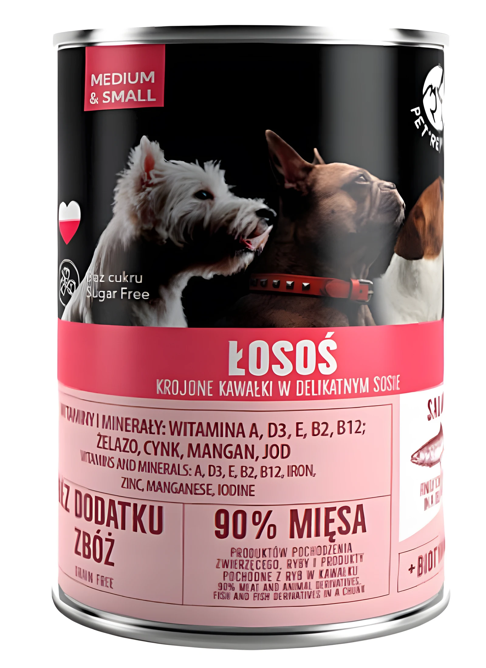 PetRepublic puszka dla psa z łososiem 400 g