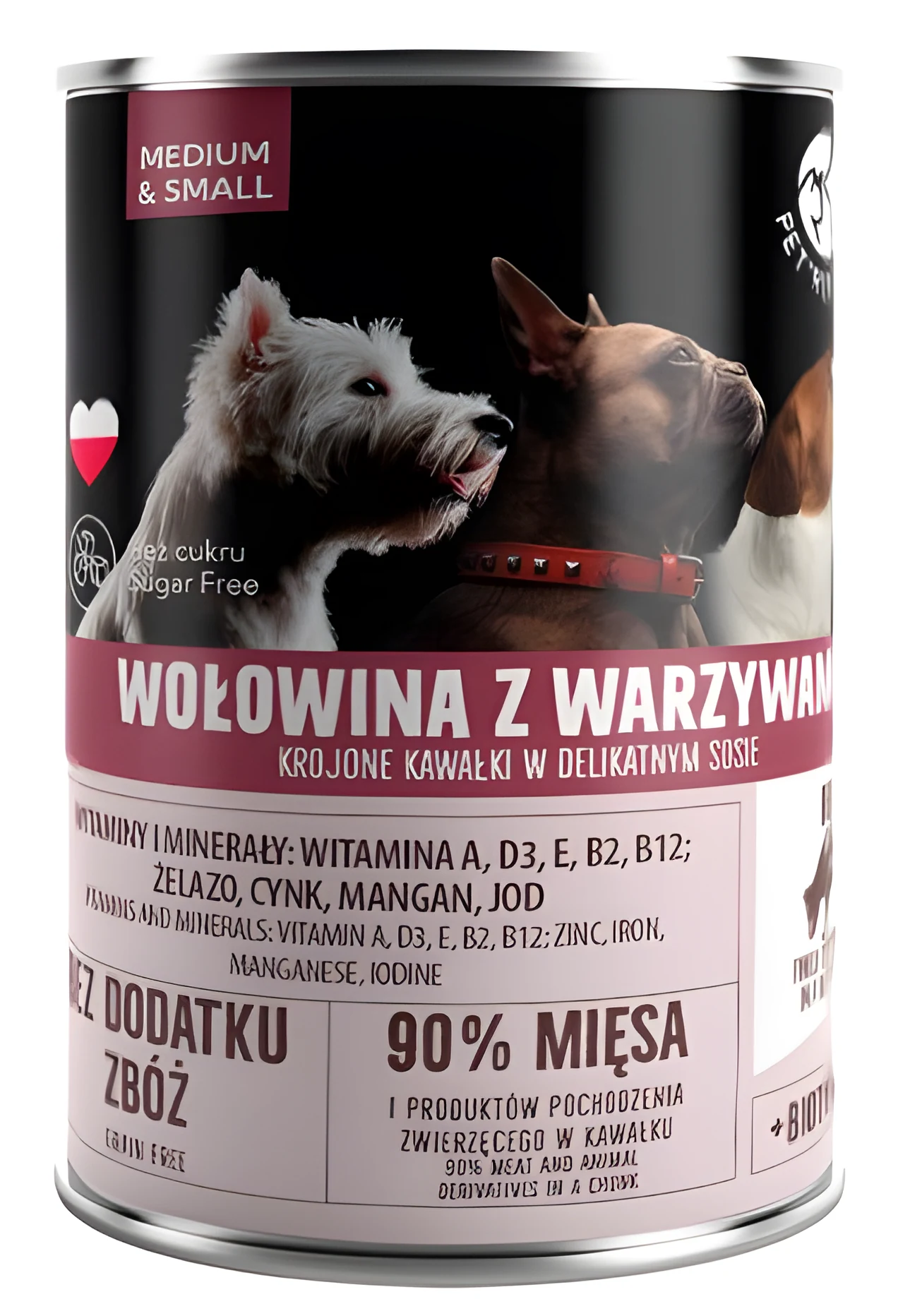 PetRepublic puszka wołowina warzywa 400 g