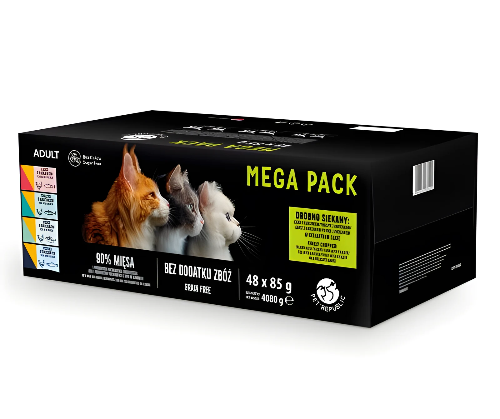 PetRepublic saszetki rybne smaki 48x85g