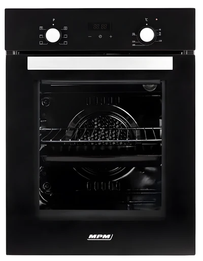 Piekarnik elektryczny do zabudowy MPM-45-BO-20 czarny, 45 cm, termoobieg, AQUA CLEAN