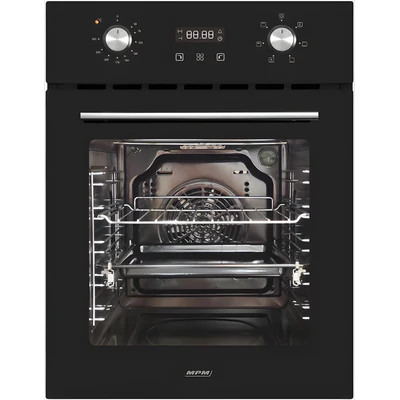 Piekarnik elektryczny do zabudowy MPM-45-BO-22 45 cm czarny, termoobieg, funkcja grill