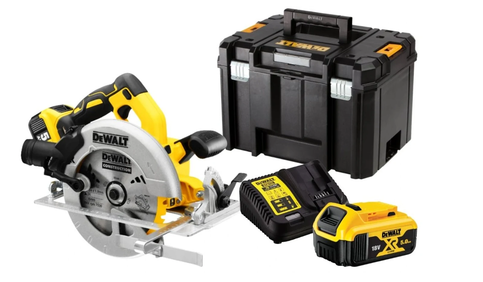 Pilarka tarczowa DeWalt DCS570P2-QW (184 mm) — zdjęcie 1 z 5