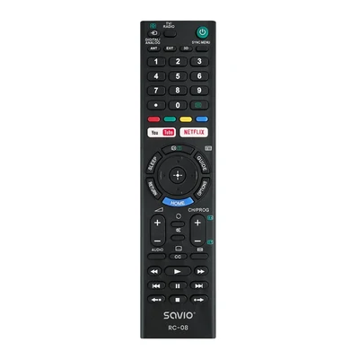 Pilot uniwersalny Savio RC-08 do telewizorów