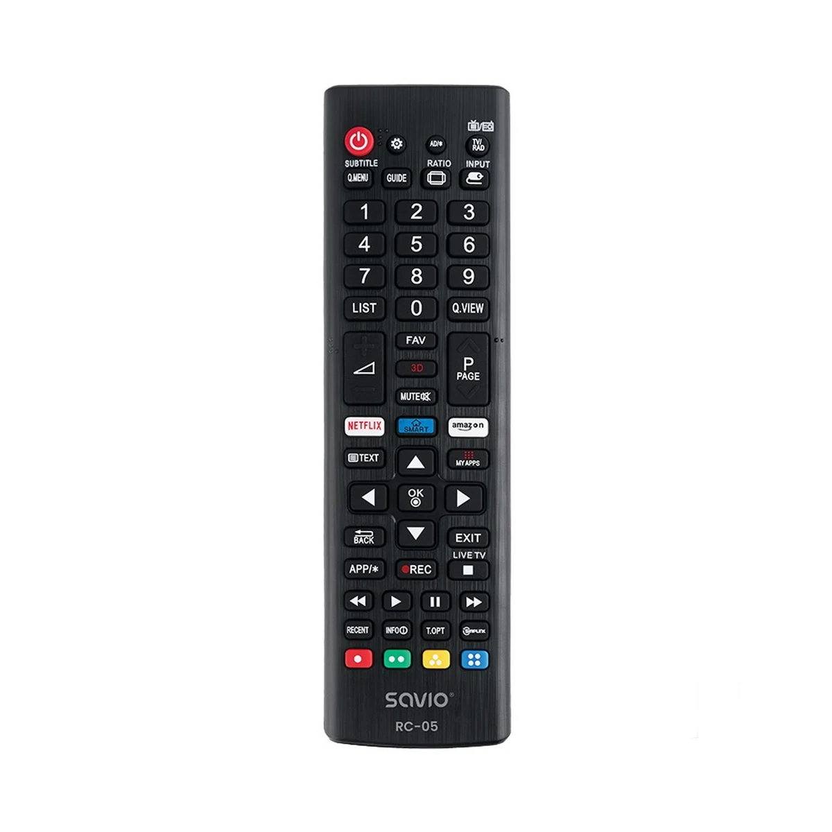 Pilot uniwersalny SAVIO RC-05 do telewizorów