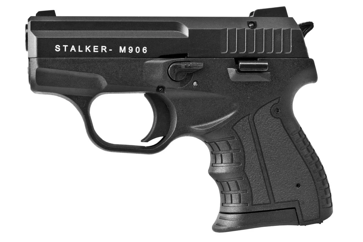 Pistolet hukowy Stalker M906 6 mm, czarny