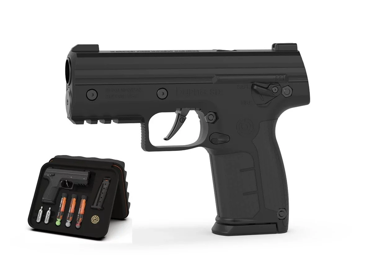 Pistolet na kule gumowe BYRNA SD BLACK k.68 CO2 8g