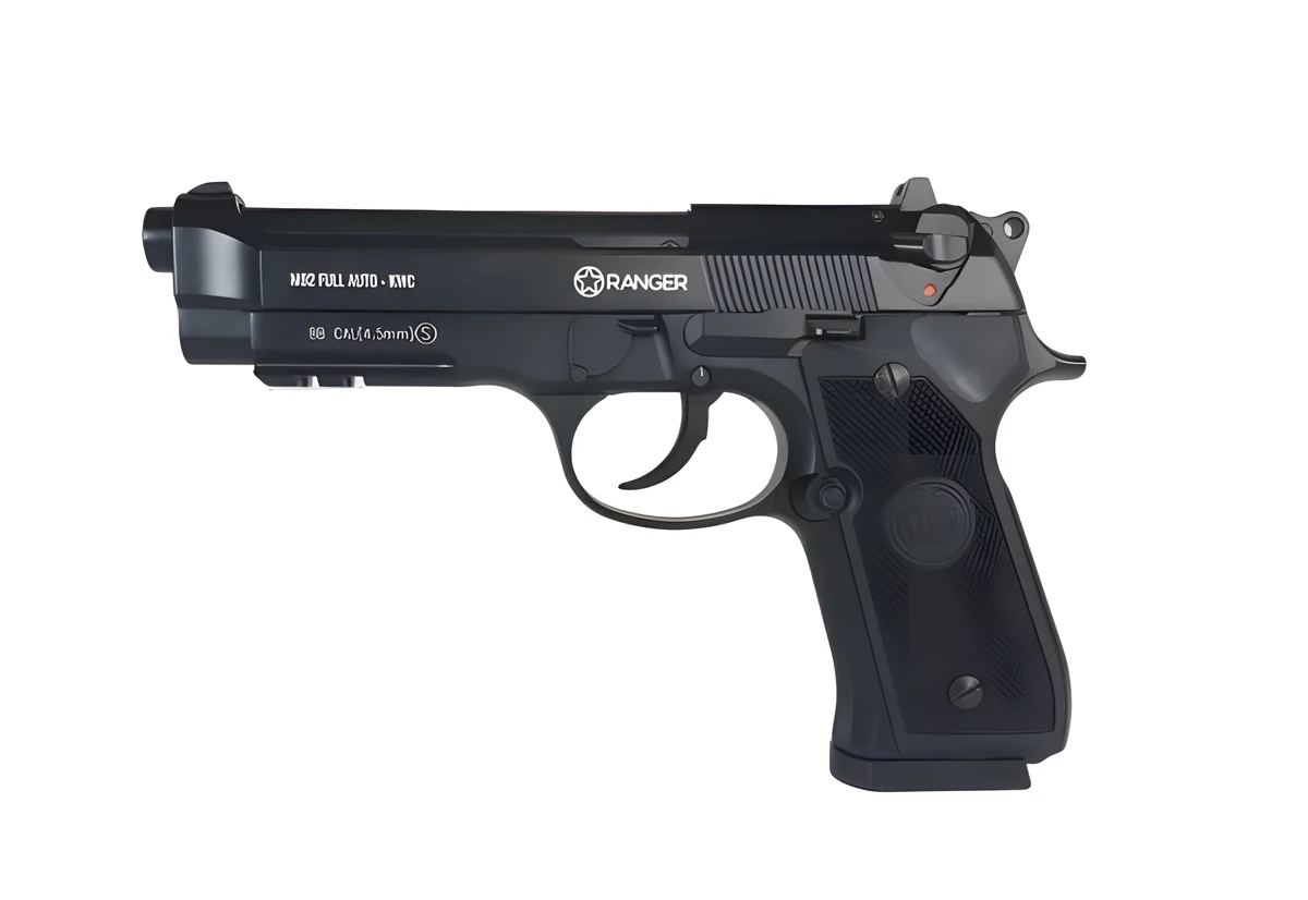 Pistolet wiatrówka RANGER M92 FULL AUTO 4,5 mm z systemem Blowback