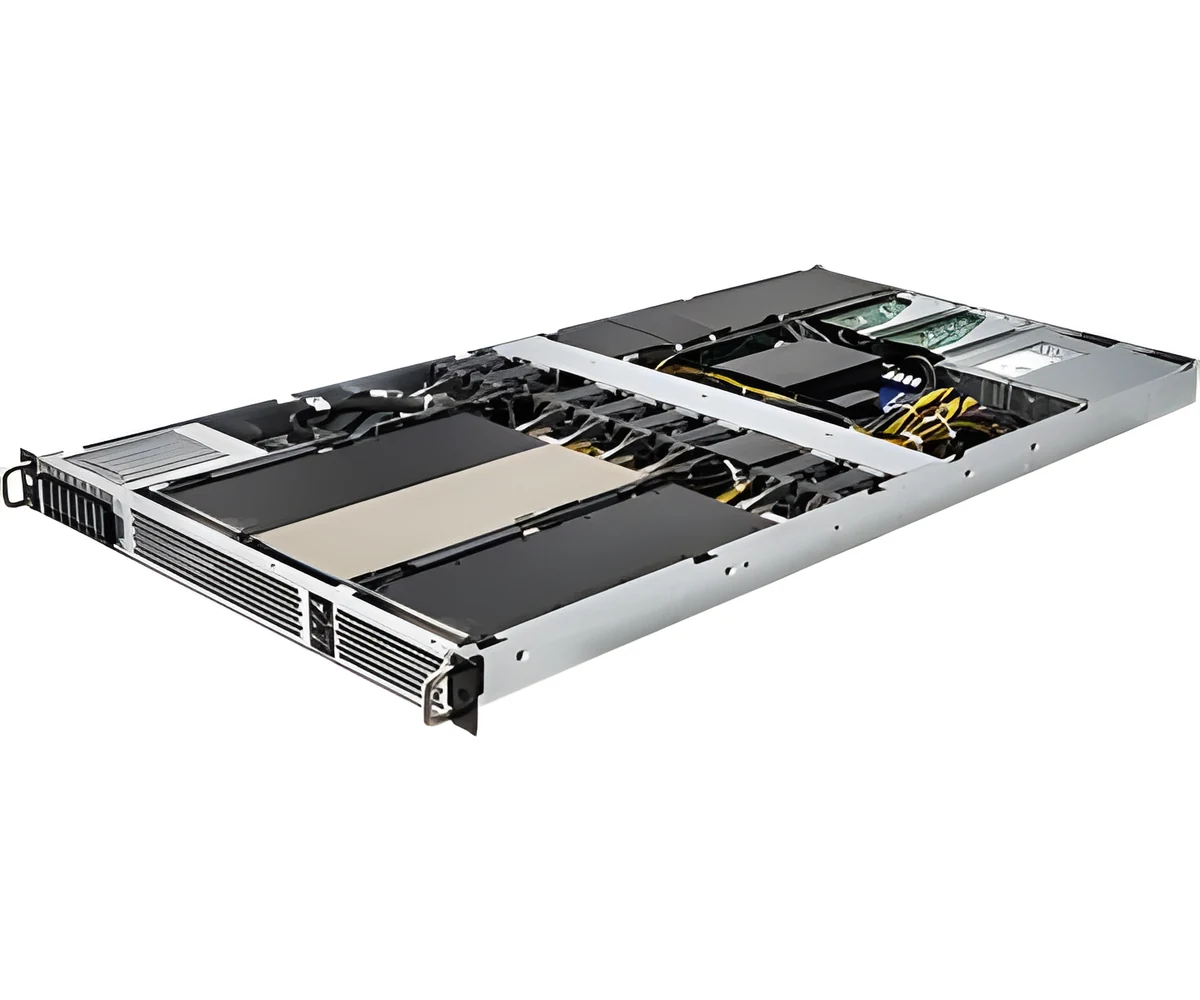 Platforma serwerowa RACK 1U Gembird AMD Epyc 7003 (8 rdzeni, 3.4 GHz)