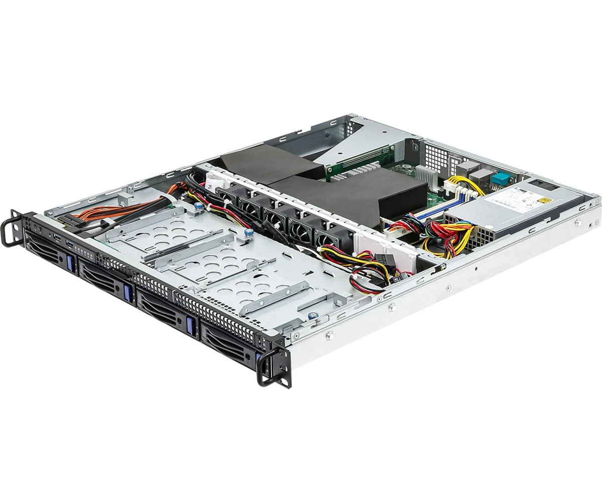 Platforma ASRock Rack 1U AMD Ryzen 4xLFF