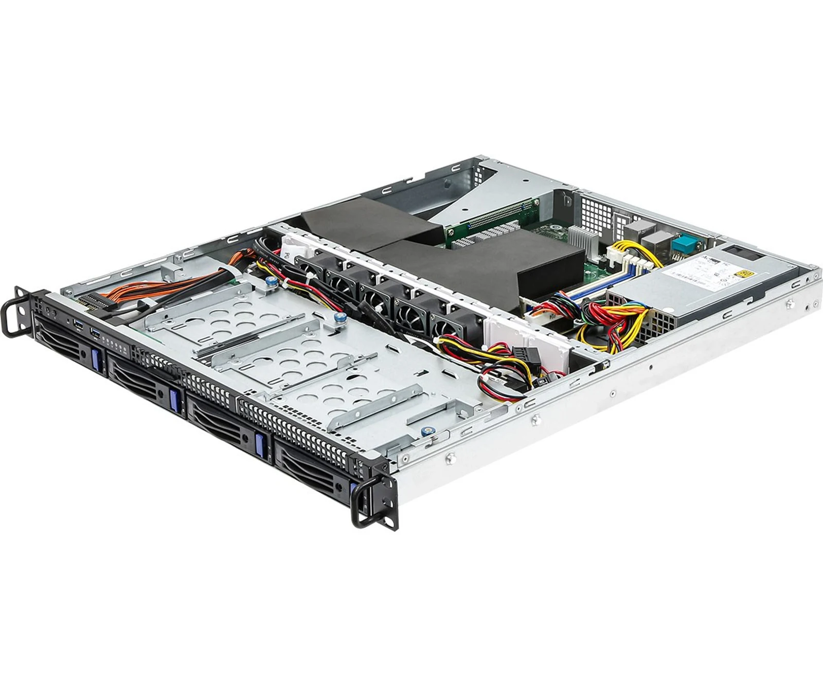 Platforma serwerowa RACK 1U - ASRock Rack z procesorem AMD Ryzen 4-rdzeniowym — zdjęcie 1 z 4