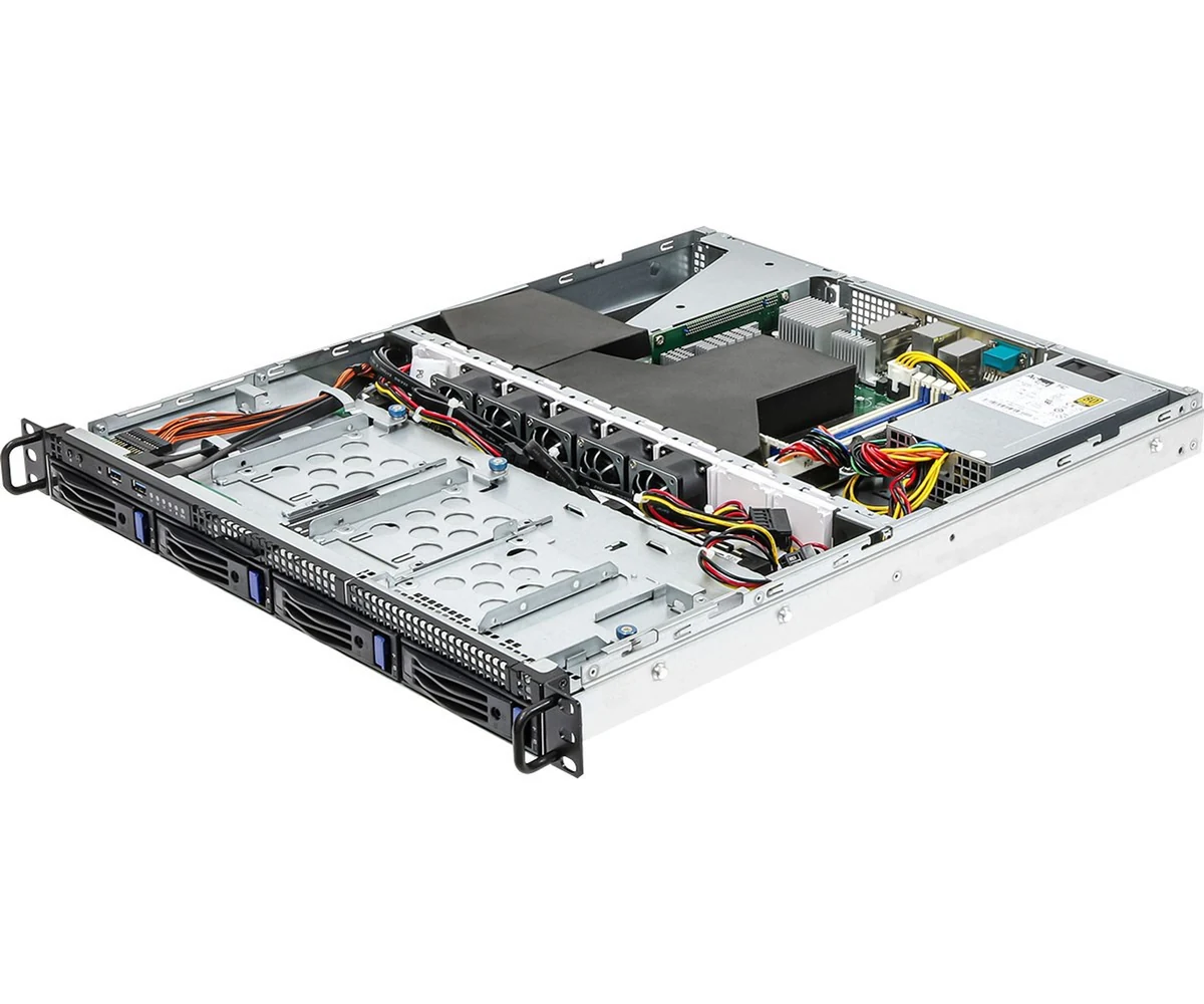 Platforma ASRock Rack 1U AMD Ryzen 4xLFF 2x10GbE