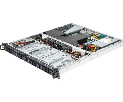 Platforma serwerowa RACK 1U ASRock Ryzen 4xLFF z 2x10GbE