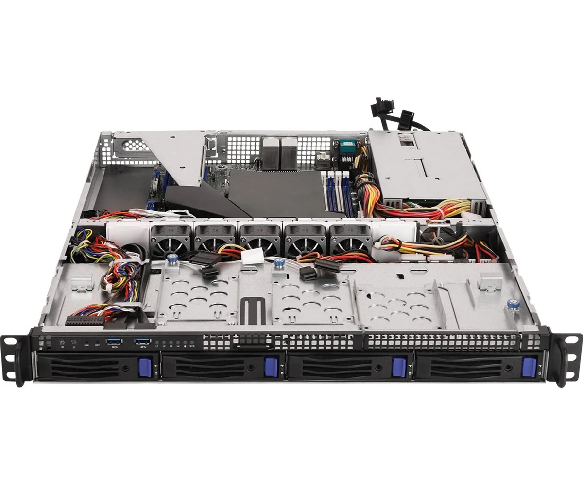 Platforma ASRock Rack 1U AMD Ryzen 4xLFF 2xGbE