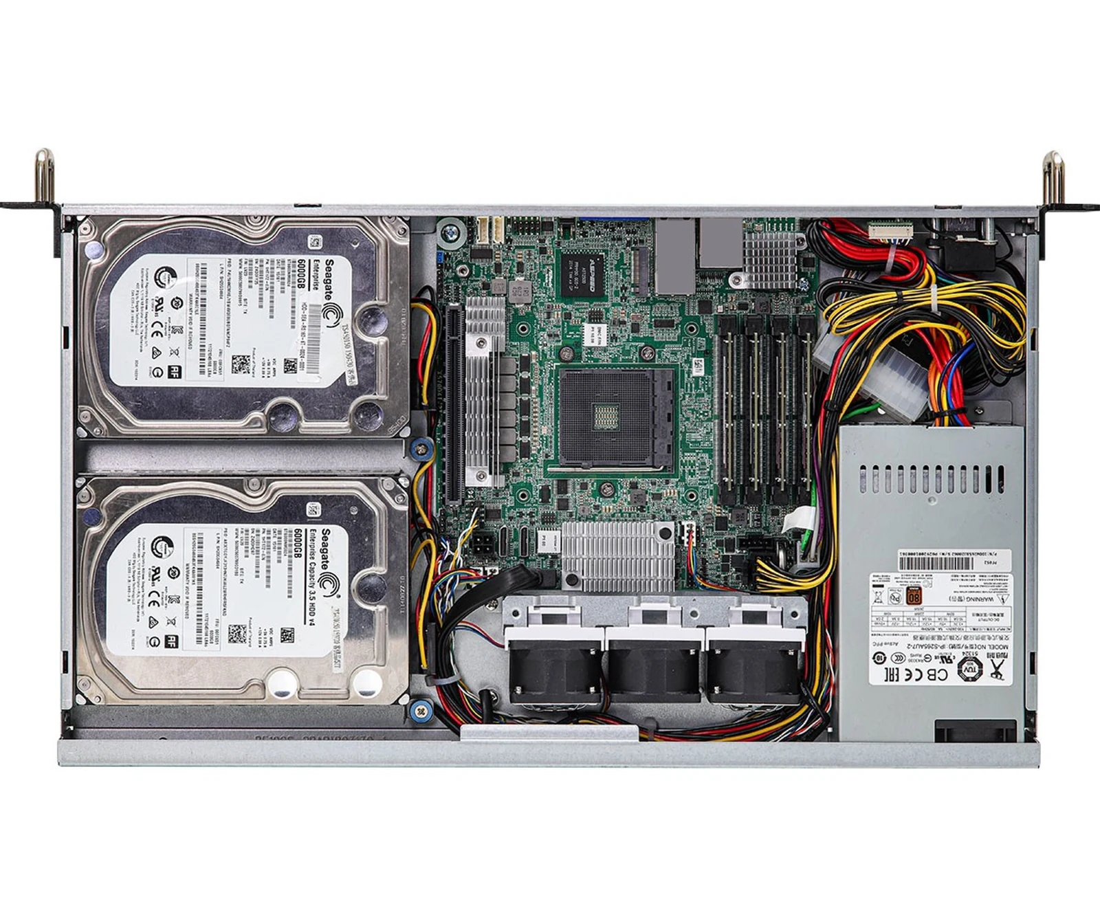 Platforma serwerowa RACK 1U Gembird AMD Ryzen, gniazdo AM4 — zdjęcie 1 z 4