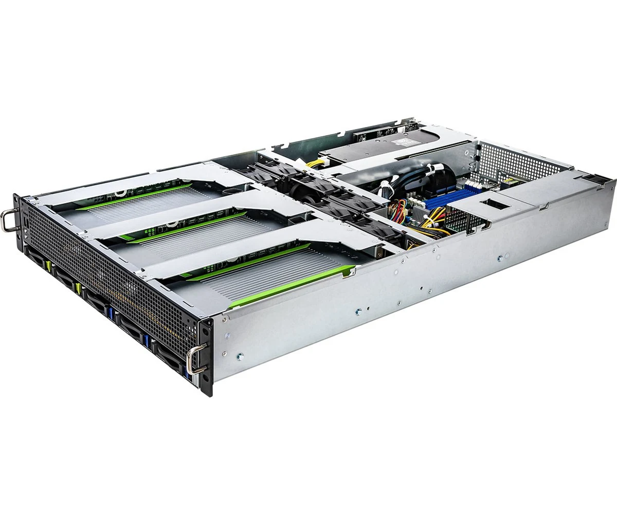 Platforma serwerowa RACK 2U Gembird AMD Epyc 7002/7003 (8/16 rdzeni, 2.3-3.3 GHz)