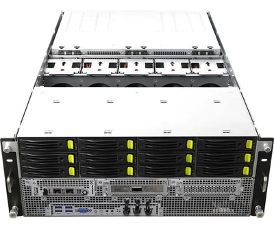 Platforma serwerowa RACK 4U ASRock EPYC 7000 12-rdzeniowa 2x10GbE 10xGPU