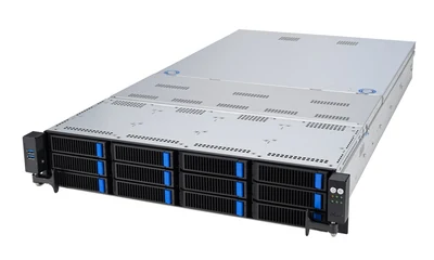Platforma serwerowa RACK Asus RS720A-E12-RS12 z procesorem AMD EPYC 9004 (12 rdzeni, 2.2 GHz)